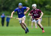 4 June 2022; Bill Flanagan of Tipperary and Cillian O'Donovan of Galway during the Electric Ireland Challenge Corn Michael Hogan Final match between Galway and Tipperary at the National Games Development Centre in Abbotstown, Dublin. Photo by Ben McShane/Sportsfile