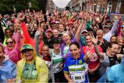 5 June 2022; A general view of runners on the start line before the 2022 Vhi Women’s Mini Marathon. 20,000 women from all over the country took to the streets of Dublin to run, walk and jog the 10km route, raising much needed funds for hundreds of charities around the country. www.vhiwomensminimarathon.ie Photo by Sam Barnes/Sportsfile