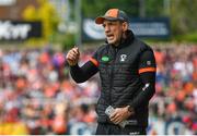 5 June 2022; Armagh manager Kieran McGeeney celebrates a late point during the GAA Football All-Ireland Senior Championship Round 1 match between Armagh and Tyrone at Athletic Grounds in Armagh. Photo by Ramsey Cardy/Sportsfile