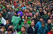 5 June 2022; Supporters look on during the Munster GAA Hurling Senior Championship Final match between Limerick and Clare at FBD Semple Stadium in Thurles, Tipperary. Photo by Brendan Moran/Sportsfile