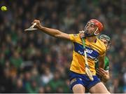 5 June 2022; Peter Duggan of Clare in action against Seán Finn of Limerick during the Munster GAA Hurling Senior Championship Final match between Limerick and Clare at FBD Semple Stadium in Thurles, Tipperary. Photo by Piaras Ó Mídheach/Sportsfile