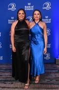 4 June 2022; On arrival at the Leinster Rugby Awards Ball are Lisa Callan and Niamh Byrne. The Leinster Rugby Awards Ball, which took place at the Clayton Burlington Hotel in Dublin, was a celebration of the 2021/22 Leinster Rugby season to date. Photo by Harry Murphy/Sportsfile