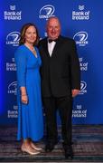 4 June 2022; On arrival at the Leinster Rugby Awards Ball are Kathy and Dermot O'Mahony. The Leinster Rugby Awards Ball, which took place at the Clayton Burlington Hotel in Dublin, was a celebration of the 2021/22 Leinster Rugby season to date. Photo by Harry Murphy/Sportsfile