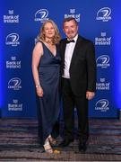 4 June 2022; On arrival at the Leinster Rugby Awards Ball are Sandra and Shay Colgan . The Leinster Rugby Awards Ball, which took place at the Clayton Burlington Hotel in Dublin, was a celebration of the 2021/22 Leinster Rugby season to date. Photo by Harry Murphy/Sportsfile