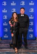 4 June 2022; On arrival at the Leinster Rugby Awards Ball are Kate and Gary Nolan. The Leinster Rugby Awards Ball, which took place at the Clayton Burlington Hotel in Dublin, was a celebration of the 2021/22 Leinster Rugby season to date. Photo by Harry Murphy/Sportsfile