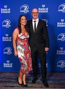 4 June 2022; On arrival at the Leinster Rugby Awards Ball are Ellie and Garreth Farrell. The Leinster Rugby Awards Ball, which took place at the Clayton Burlington Hotel in Dublin, was a celebration of the 2021/22 Leinster Rugby season to date. Photo by Harry Murphy/Sportsfile