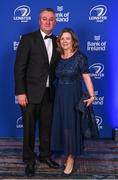 4 June 2022; On arrival at the Leinster Rugby Awards Ball are Karl and Rachel O'Neill. The Leinster Rugby Awards Ball, which took place at the Clayton Burlington Hotel in Dublin, was a celebration of the 2021/22 Leinster Rugby season to date. Photo by Harry Murphy/Sportsfile
