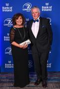 4 June 2022; On arrival at the Leinster Rugby Awards Ball are Jacinta O'Rourke and Robert Deacon. The Leinster Rugby Awards Ball, which took place at the Clayton Burlington Hotel in Dublin, was a celebration of the 2021/22 Leinster Rugby season to date. Photo by Harry Murphy/Sportsfile