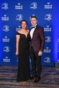 4 June 2022; On arrival at the Leinster Rugby Awards Ball are Sophie Conroy and Jake Nalepa. The Leinster Rugby Awards Ball, which took place at the Clayton Burlington Hotel in Dublin, was a celebration of the 2021/22 Leinster Rugby season to date. Photo by Harry Murphy/Sportsfile