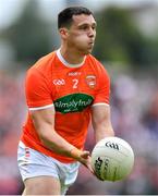 5 June 2022; James Morgan of Armagh during the GAA Football All-Ireland Senior Championship Round 1 match between Armagh and Tyrone at Athletic Grounds in Armagh. Photo by Ben McShane/Sportsfile