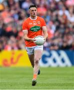 5 June 2022; Connaire Mackin of Armagh during the GAA Football All-Ireland Senior Championship Round 1 match between Armagh and Tyrone at Athletic Grounds in Armagh. Photo by Ben McShane/Sportsfile