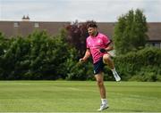 6 June 2022; Hugo Keenan during a Leinster Rugby squad training session at UCD in Dublin. Photo by Harry Murphy/Sportsfile