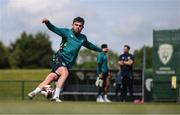 6 June 2022; Ryan Manning during a Republic of Ireland training session at the FAI National Training Centre in Abbotstown, Dublin. Photo by Stephen McCarthy/Sportsfile