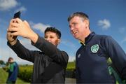 6 June 2022; Manager Stephen Kenny poses for a photograph after a Republic of Ireland training session at the FAI National Training Centre in Abbotstown, Dublin. Photo by Stephen McCarthy/Sportsfile