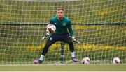 6 June 2022; Goalkeeper James Talbot during a Republic of Ireland training session at the FAI National Training Centre in Abbotstown, Dublin. Photo by Stephen McCarthy/Sportsfile