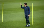 6 June 2022; Coach Keith Andrews during a Republic of Ireland training session at the FAI National Training Centre in Abbotstown, Dublin. Photo by Stephen McCarthy/Sportsfile