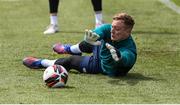 6 June 2022; Goalkeeper James Talbot during a Republic of Ireland training session at the FAI National Training Centre in Abbotstown, Dublin. Photo by Stephen McCarthy/Sportsfile