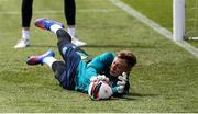 6 June 2022; Goalkeeper James Talbot during a Republic of Ireland training session at the FAI National Training Centre in Abbotstown, Dublin. Photo by Stephen McCarthy/Sportsfile