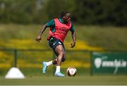 6 June 2022; Michael Obafemi during a Republic of Ireland training session at the FAI National Training Centre in Abbotstown, Dublin. Photo by Stephen McCarthy/Sportsfile