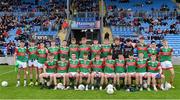 6 May 2022; The Mayo squad before the Electric Ireland Connacht GAA Football Minor Championship Final match between Galway and Mayo at Hastings Insurance MacHale Park in Castlebar, Mayo. Photo by Piaras Ó Mídheach/Sportsfile