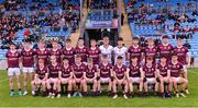 6 May 2022; The Galway squad before the Electric Ireland Connacht GAA Football Minor Championship Final match between Galway and Mayo at Hastings Insurance MacHale Park in Castlebar, Mayo. Photo by Piaras Ó Mídheach/Sportsfile