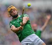 5 June 2022; Tom Morrisey of Limerick scores a point during the Munster GAA Hurling Senior Championship Final match between Limerick and Clare at Semple Stadium in Thurles, Tipperary. Photo by Ray McManus/Sportsfile