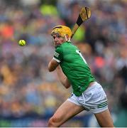 5 June 2022; Cathal O'Neill of Limerick during the Munster GAA Hurling Senior Championship Final match between Limerick and Clare at Semple Stadium in Thurles, Tipperary. Photo by Ray McManus/Sportsfile