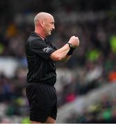 5 June 2022; Referee John Keenan during the Munster GAA Hurling Senior Championship Final match between Limerick and Clare at Semple Stadium in Thurles, Tipperary. Photo by Ray McManus/Sportsfile