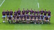 4 June 2022; The Galway panel before the Leinster GAA Hurling Senior Championship Final match between Galway and Kilkenny at Croke Park in Dublin. Photo by Ramsey Cardy/Sportsfile