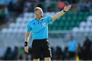 6 June 2022; Referee Jan Petrik during the UEFA European U21 Championship qualifying group F match between Republic of Ireland and Montenegro at Tallaght Stadium in Dublin. Photo by Seb Daly/Sportsfile