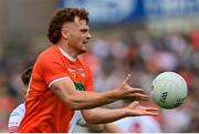 5 June 2022; Jason Duffy of Armagh during the GAA Football All-Ireland Senior Championship Round 1 match between Armagh and Tyrone at Athletic Grounds in Armagh. Photo by Ramsey Cardy/Sportsfile
