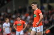 5 June 2022; Jarly Og Burns of Armagh during the GAA Football All-Ireland Senior Championship Round 1 match between Armagh and Tyrone at Athletic Grounds in Armagh. Photo by Ramsey Cardy/Sportsfile