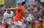 5 June 2022; James Morgan of Armagh during the GAA Football All-Ireland Senior Championship Round 1 match between Armagh and Tyrone at Athletic Grounds in Armagh. Photo by Ramsey Cardy/Sportsfile