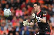 5 June 2022; Tyrone goalkeeper Niall Morgan during the GAA Football All-Ireland Senior Championship Round 1 match between Armagh and Tyrone at Athletic Grounds in Armagh. Photo by Ramsey Cardy/Sportsfile