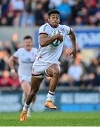 3 June 2022; Robert Baloucoune of Ulster during the United Rugby Championship Quarter-Final match between Ulster and Munster at Kingspan Stadium in Belfast. Photo by Ramsey Cardy/Sportsfile