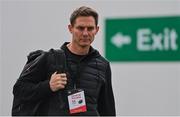 3 June 2022; Munster senior coach Stephen Larkham before the United Rugby Championship Quarter-Final match between Ulster and Munster at Kingspan Stadium in Belfast. Photo by Ramsey Cardy/Sportsfile