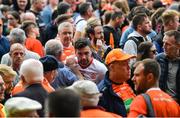 5 June 2022; Conor McKenna of Tyrone after his side's defeat in the GAA Football All-Ireland Senior Championship Round 1 match between Armagh and Tyrone at Athletic Grounds in Armagh. Photo by Ramsey Cardy/Sportsfile