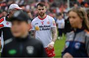 5 June 2022; Ronan McEntee of Tyrone after his side's defeat in the GAA Football All-Ireland Senior Championship Round 1 match between Armagh and Tyrone at Athletic Grounds in Armagh. Photo by Ramsey Cardy/Sportsfile
