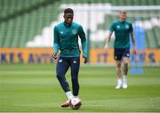 7 June 2022; Chiedozie Ogbene during a Republic of Ireland training session at Aviva Stadium in Dublin. Photo by Stephen McCarthy/Sportsfile