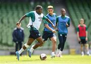 7 June 2022; Michael Obafemi during a Republic of Ireland training session at Aviva Stadium in Dublin. Photo by Stephen McCarthy/Sportsfile