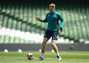 7 June 2022; Nathan Collins during a Republic of Ireland training session at Aviva Stadium in Dublin. Photo by Stephen McCarthy/Sportsfile