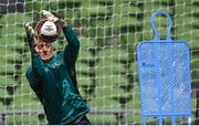 7 June 2022; Goalkeeper James Talbot during a Republic of Ireland training session at Aviva Stadium in Dublin. Photo by Stephen McCarthy/Sportsfile