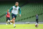 7 June 2022; Scott Hogan during a Republic of Ireland training session at Aviva Stadium in Dublin. Photo by Stephen McCarthy/Sportsfile