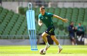 7 June 2022; Jason Knight during a Republic of Ireland training session at Aviva Stadium in Dublin. Photo by Stephen McCarthy/Sportsfile