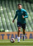 7 June 2022; John Egan during a Republic of Ireland training session at Aviva Stadium in Dublin. Photo by Stephen McCarthy/Sportsfile