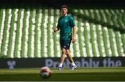 7 June 2022; Darragh Lenihan during a Republic of Ireland training session at Aviva Stadium in Dublin. Photo by Stephen McCarthy/Sportsfile