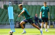 7 June 2022; Callum Robinson during a Republic of Ireland training session at Aviva Stadium in Dublin. Photo by Stephen McCarthy/Sportsfile