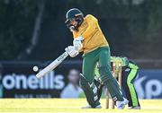 3 June; Sune Luus of South Africa bats during the Women's T20 International match between Ireland and South Africa at Pembroke Cricket Club in Dublin. Photo by Sam Barnes/Sportsfile