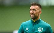 7 June 2022; Shane Duffy during a Republic of Ireland training session at Aviva Stadium in Dublin. Photo by Stephen McCarthy/Sportsfile