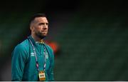 8 June 2022; Shane Duffy of Republic of Ireland walks the pitch before the UEFA Nations League B group 1 match between Republic of Ireland and Ukraine at Aviva Stadium in Dublin. Photo by Stephen McCarthy/Sportsfile